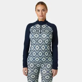 Helly Hansen Women's LIFA® Merino Midweight 2-In-1 Graphic Half-Zip Base Layer