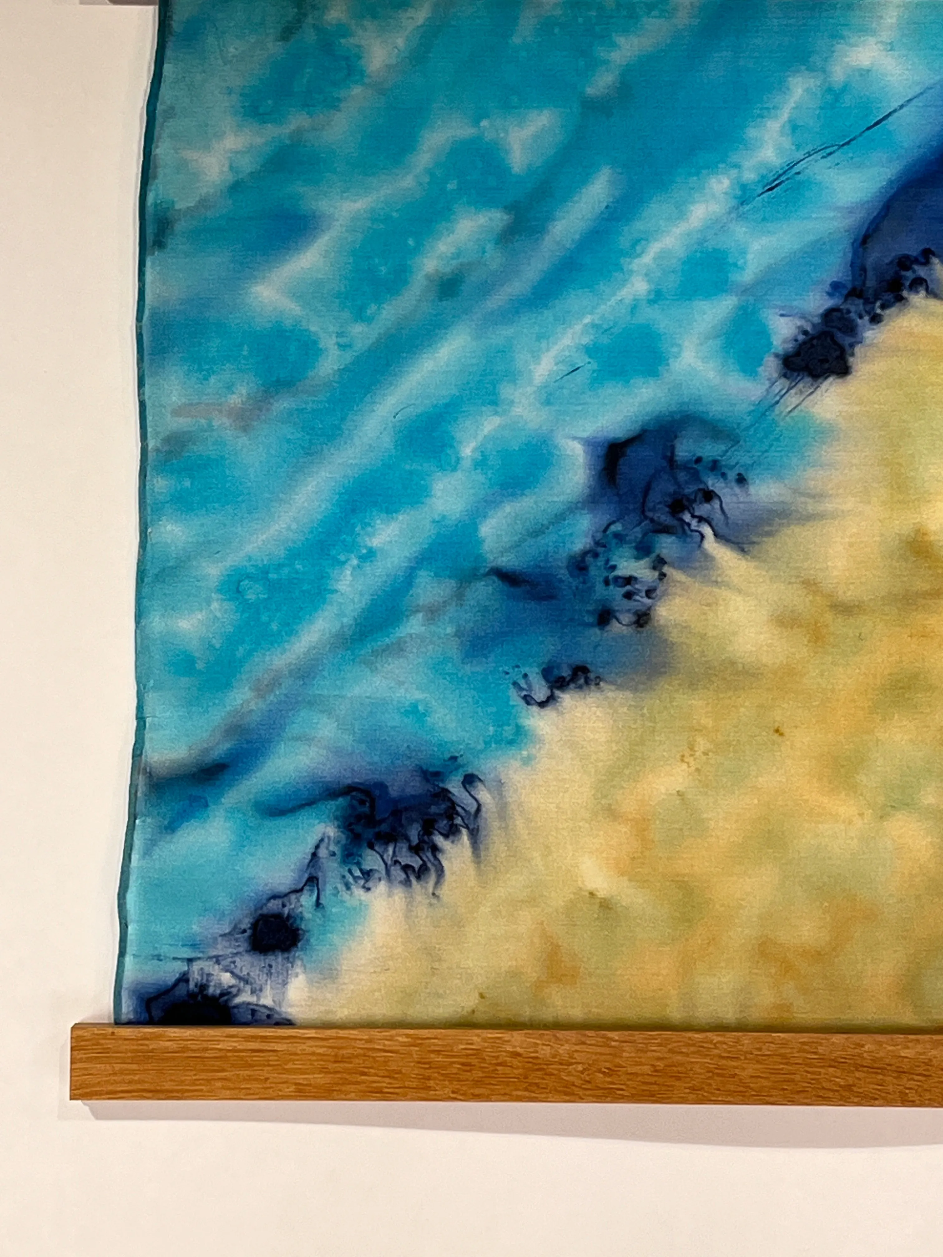 “ Surf Zone Mini" - Painting on Silk - $125