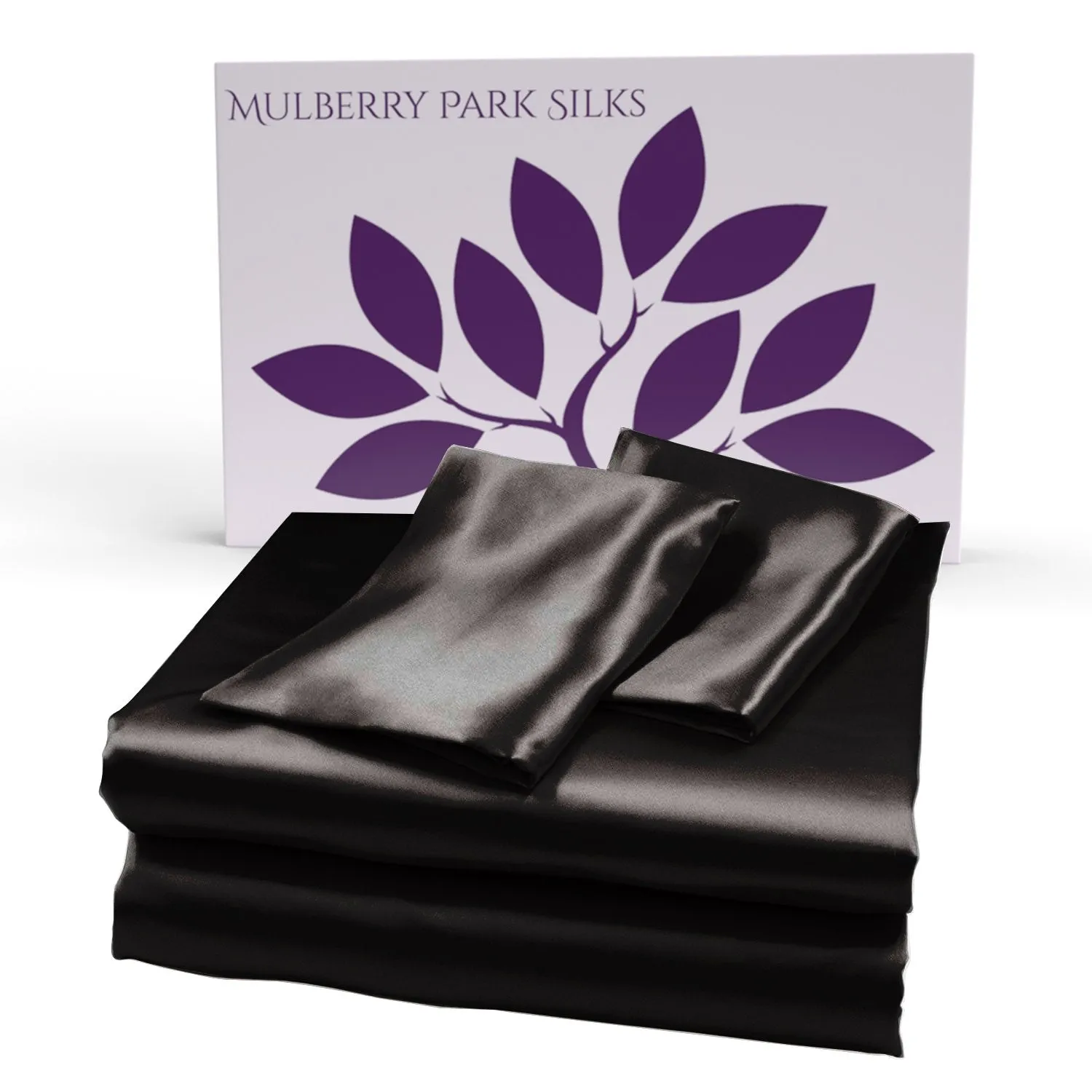 19 Momme Silk Sheet Set - Black