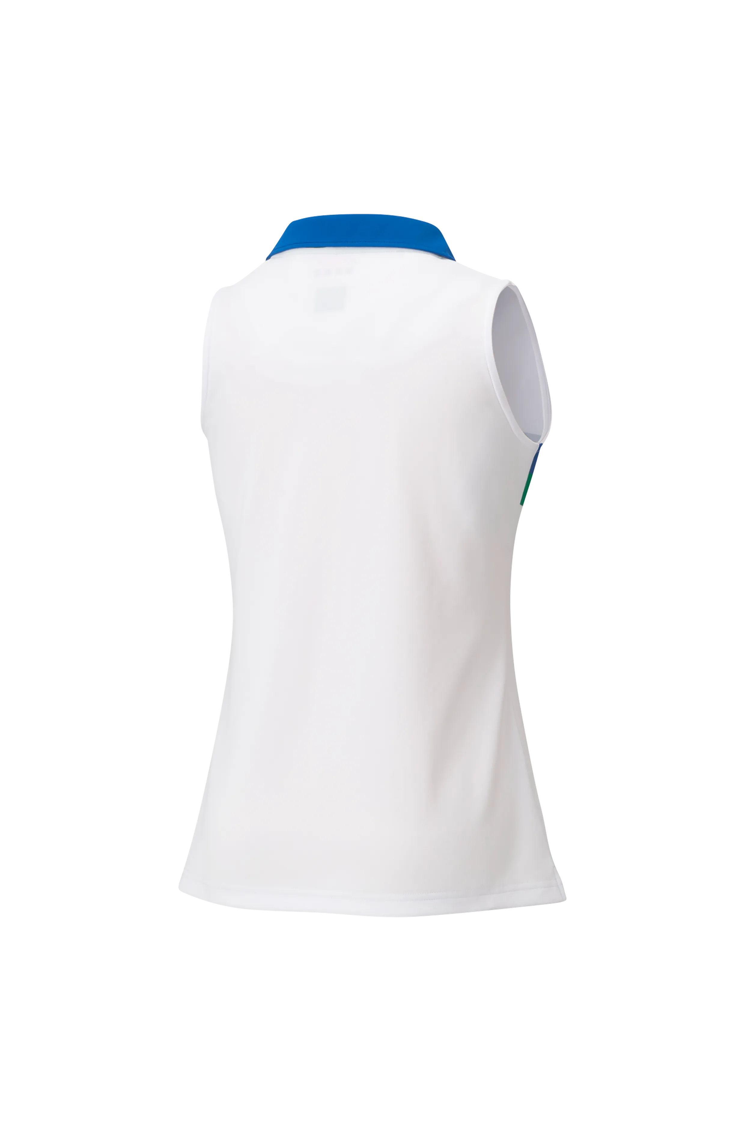 75TH Women's Sleeveless Polo Shirt 20627A [White]