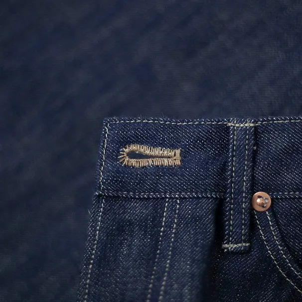 819 Denim 13.5oz Selvedge - Hi-Rise Wide Tapered - Sukumo Natural Indigo Hand-Dyed