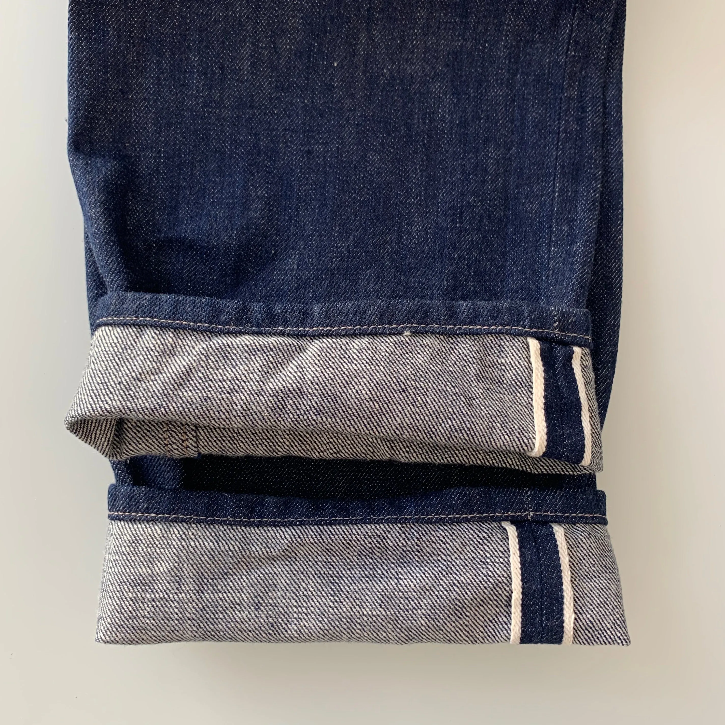 819 Denim 13.5oz Selvedge - Hi-Rise Wide Tapered - Sukumo Natural Indigo Hand-Dyed