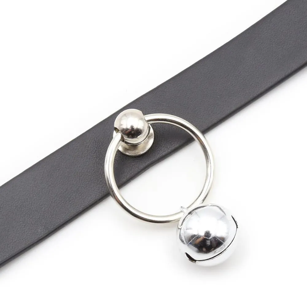 Adult Fetish Collar with Bell