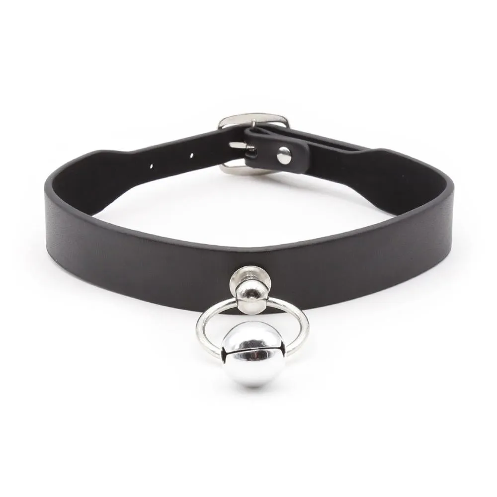 Adult Fetish Collar with Bell