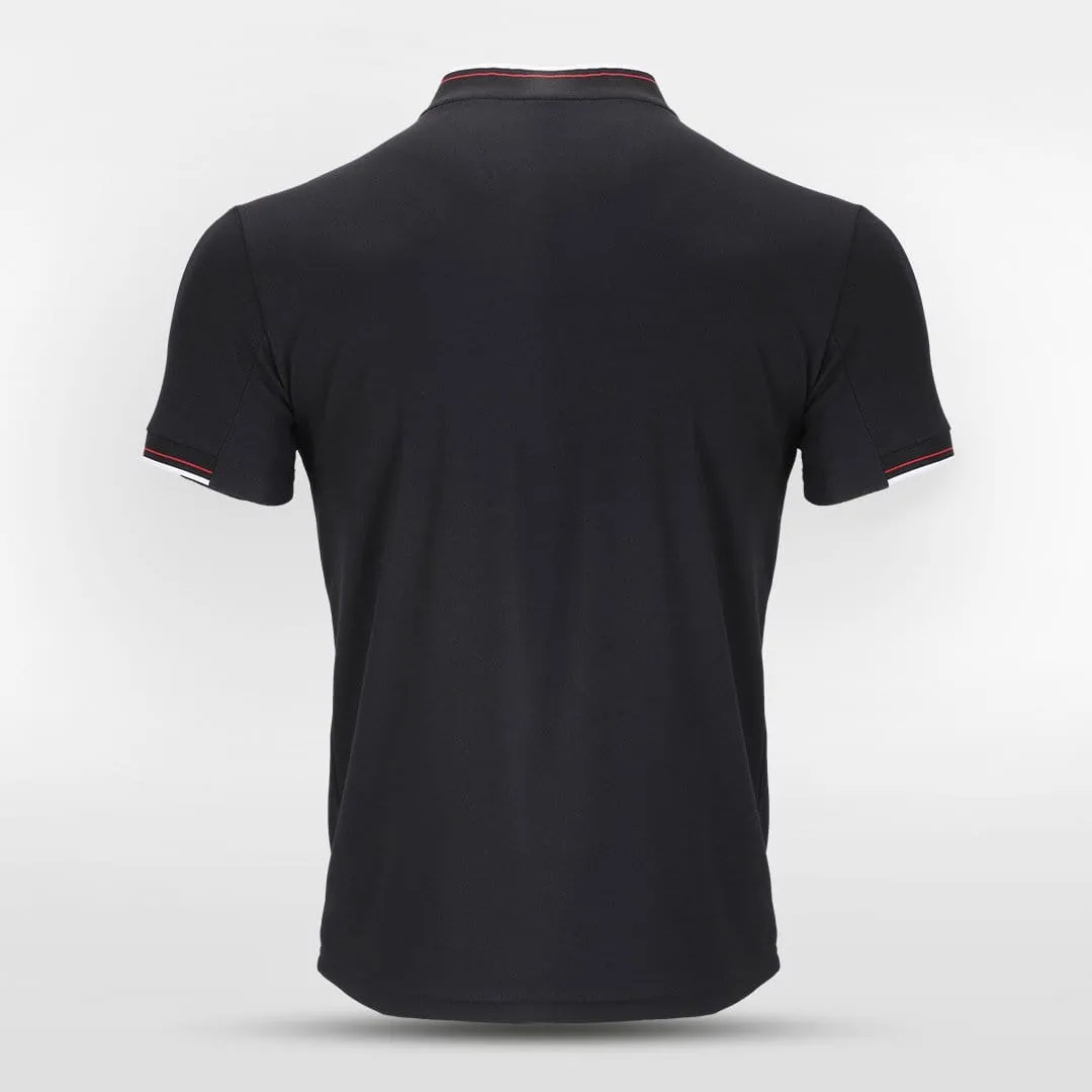 Adult Stand Collar Polo Shirt Pro