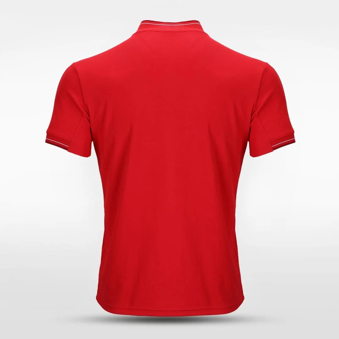 Adult Stand Collar Polo Shirt Pro