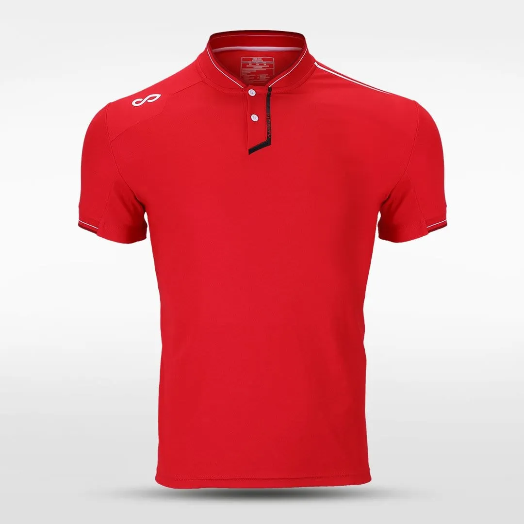 Adult Stand Collar Polo Shirt Pro