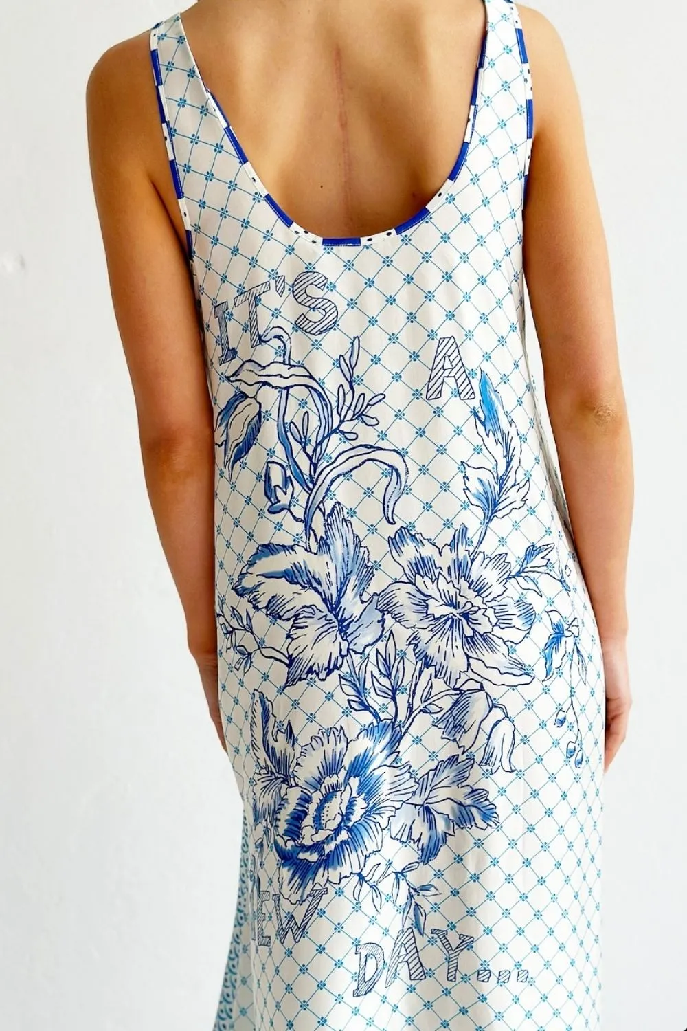 Allison Sleeveless Dress - Amalfi Coast