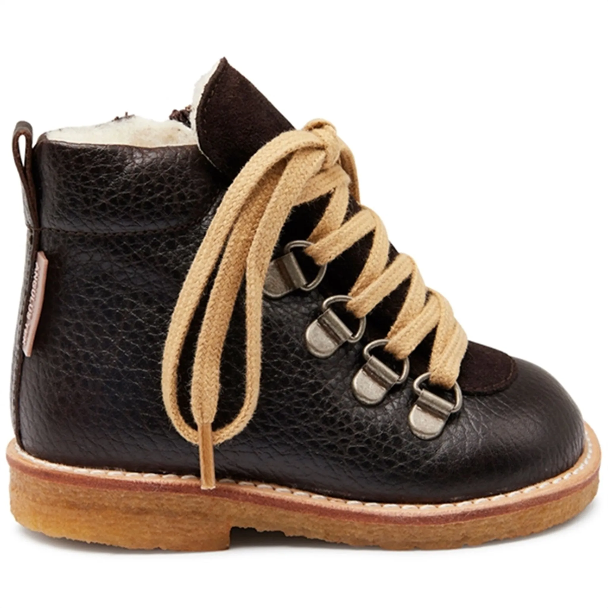 Angulus Starter Tex Boots With Lace & Zipper Dark Brown/Dark Brown