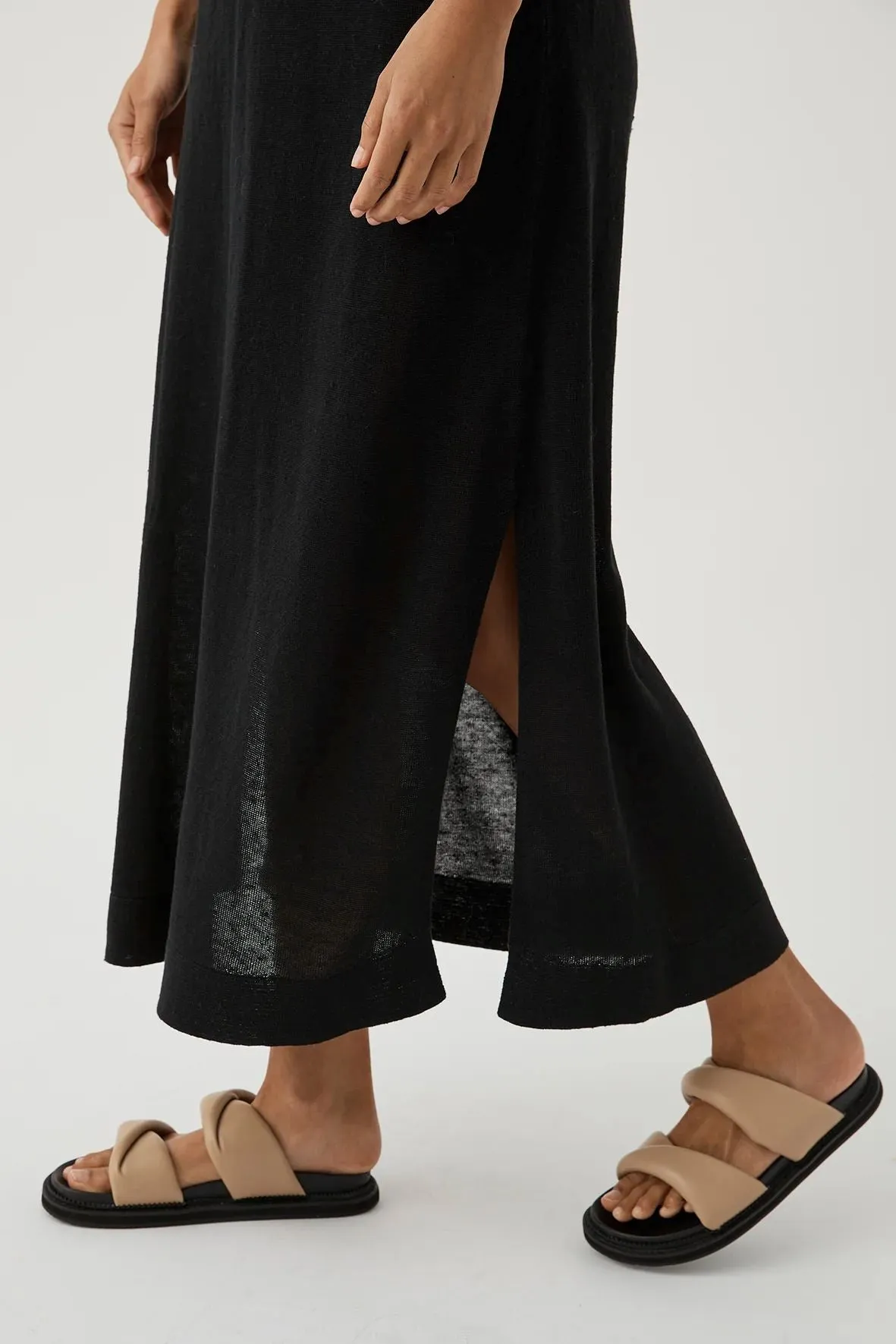 Arcaa Brie Long Dress - Black