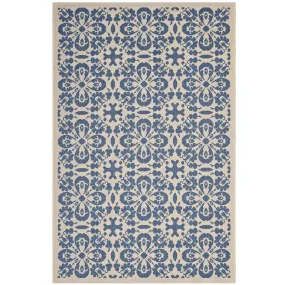 Ariana Vintage Floral Trellis Indoor and Outdoor Area Rug