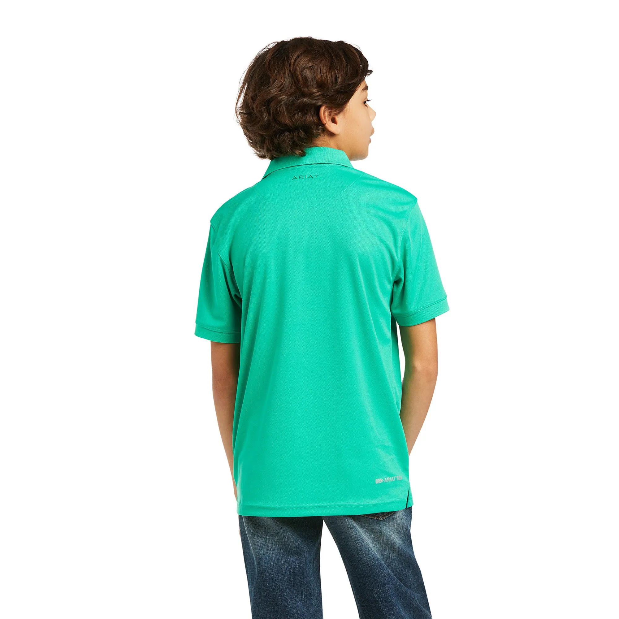 Ariat Boy's TEK Polo Mint Shirt 10039395