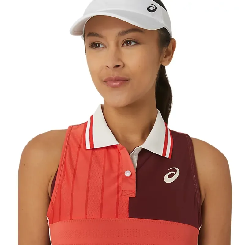 Asics Women Match Dress - Red Snapper