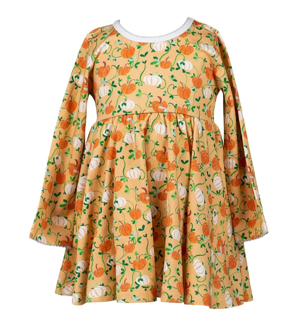 Autumn Vine L/S Twirl Dress