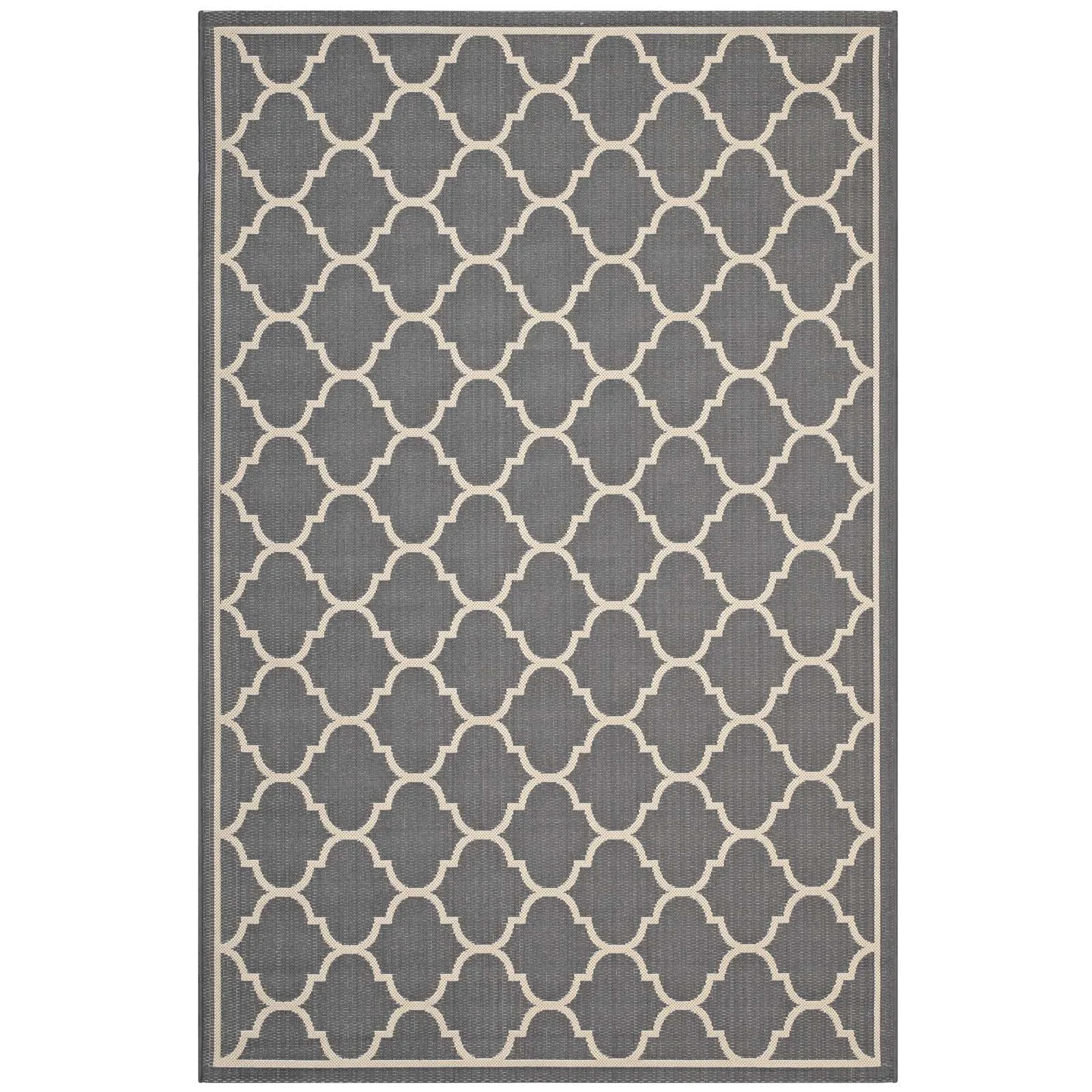 Avena Moroccan Quatrefoil Trellis Indoor and Outdoor Area Rug