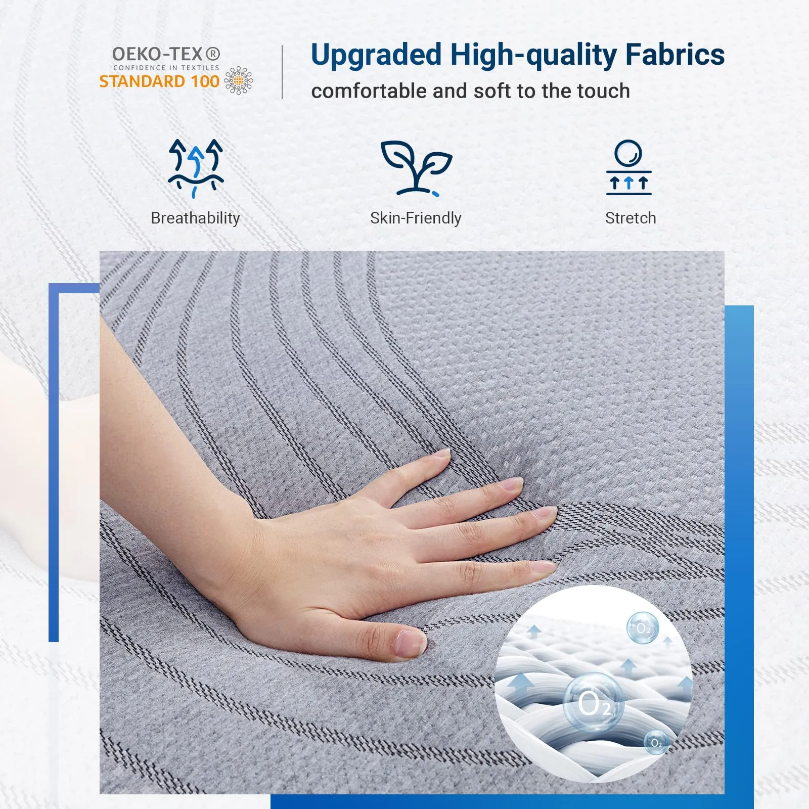 Avenco Full Size Mattress, 10 Inch Full Mattresses in a Box with Gel Memory Foam & Breathable Cover for Cool Sleep, Pressure Relieving, Full Bed Mattress Medium Firm Supportive, CertiPUR-US Certified