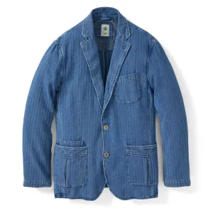 Beachcomber Linen-Cotton Denim Blazer