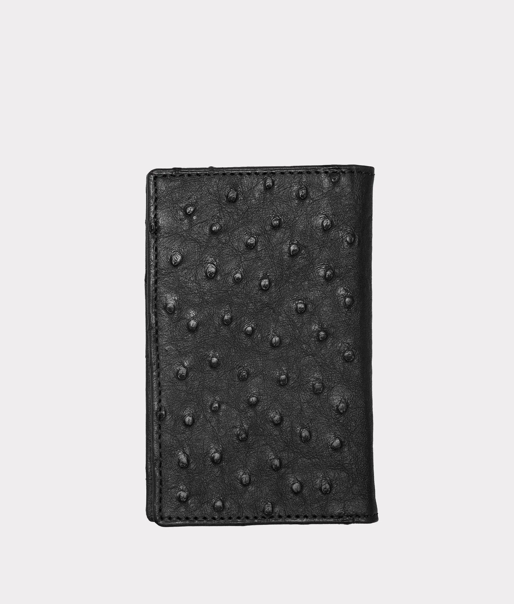 Bifold Wallet – Ostrich :: Black