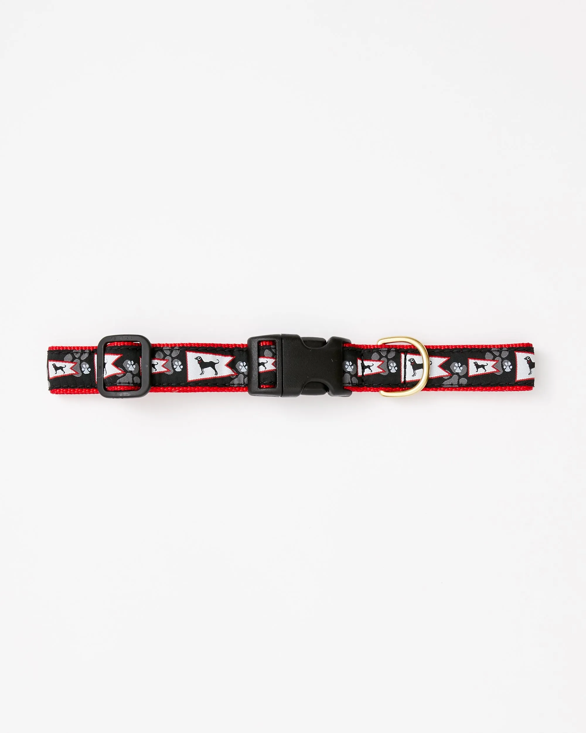 Black Dog Burgee Dog Collar