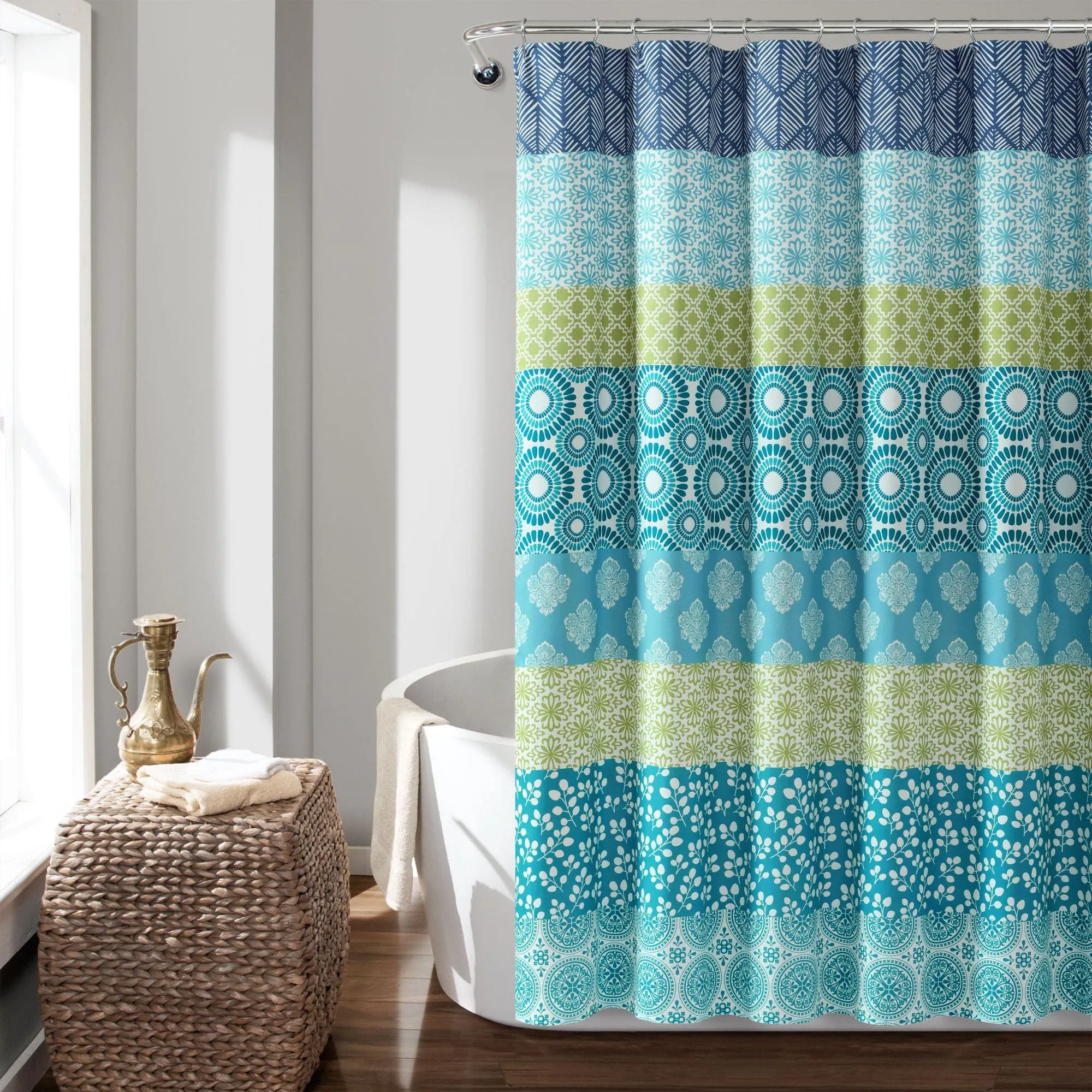 Bohemian Stripe Shower Curtain