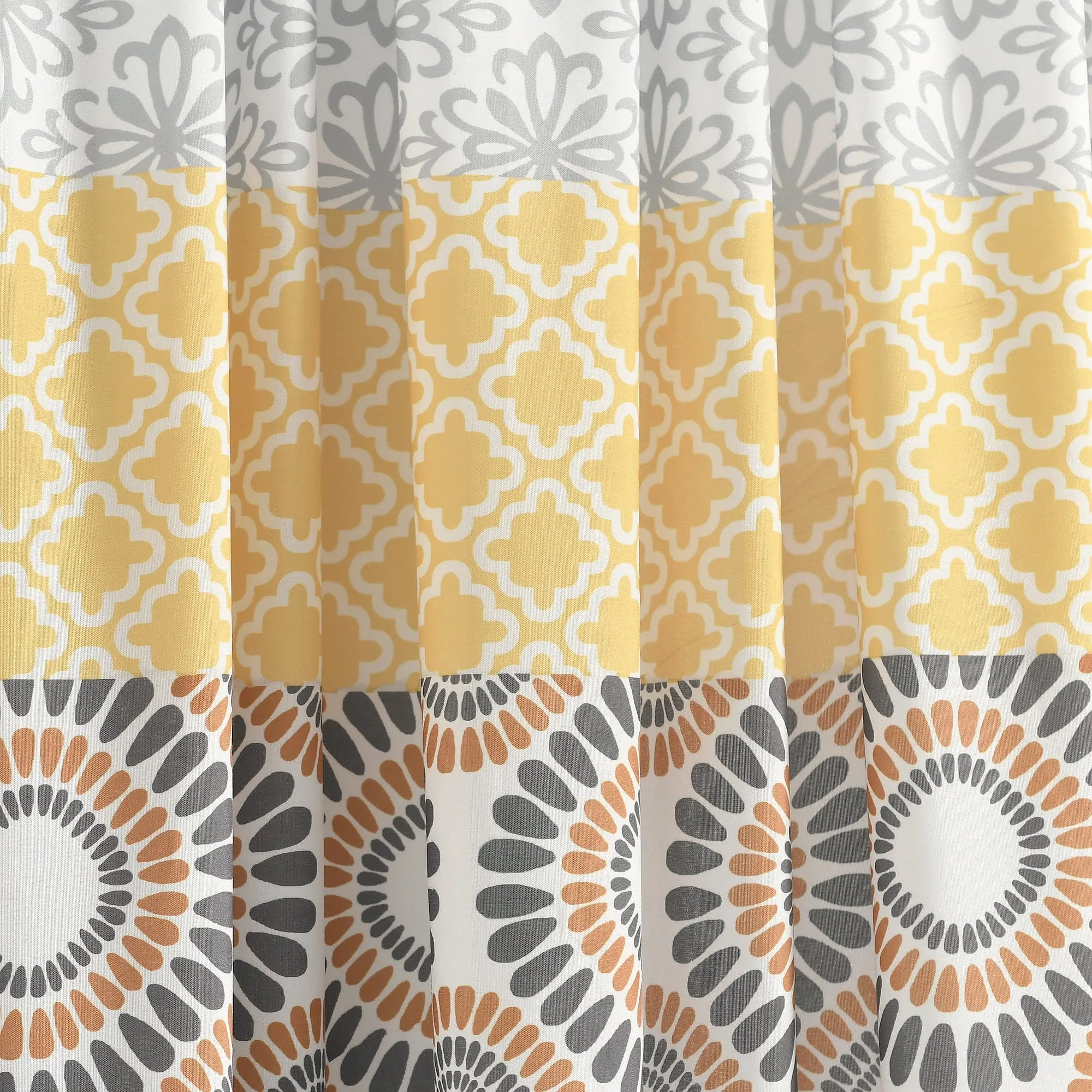 Bohemian Stripe Window Curtain Panel Set