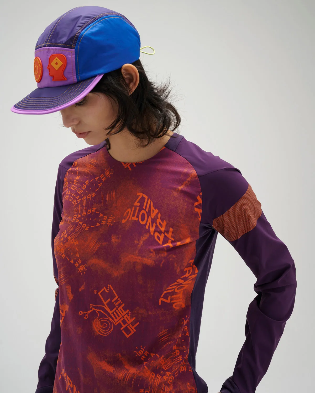 Brain Dead x Rapha Women's Trail Windblock Jersey - Dark Purple