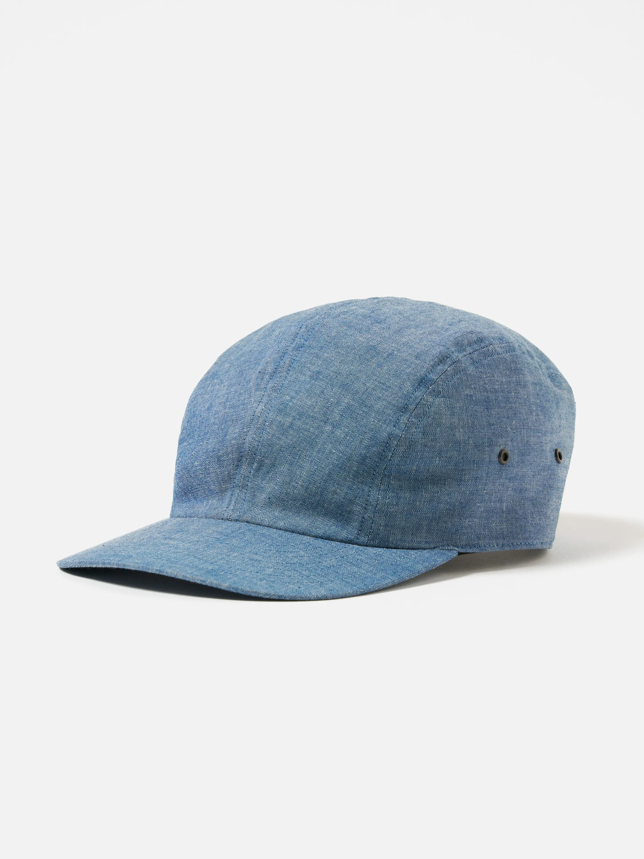 cableami® 4 Panel Cap in Indigo 5oz Chambray