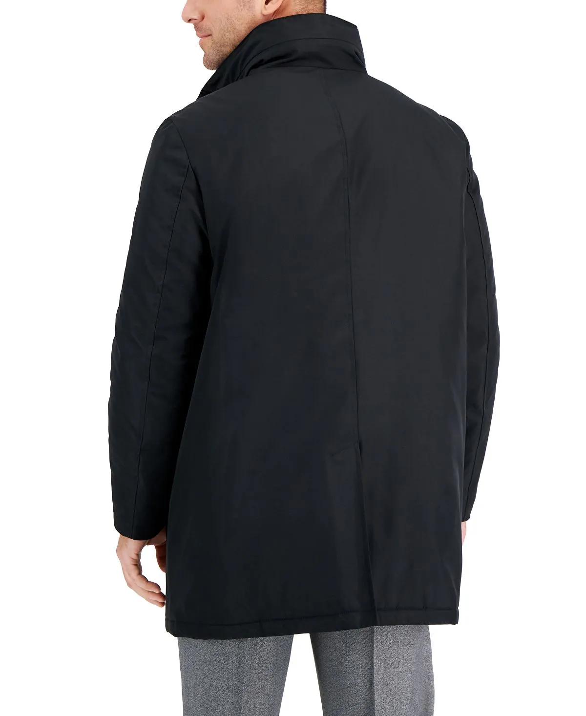 Calvin Klein extreme extreme men's fitted raincoat, black