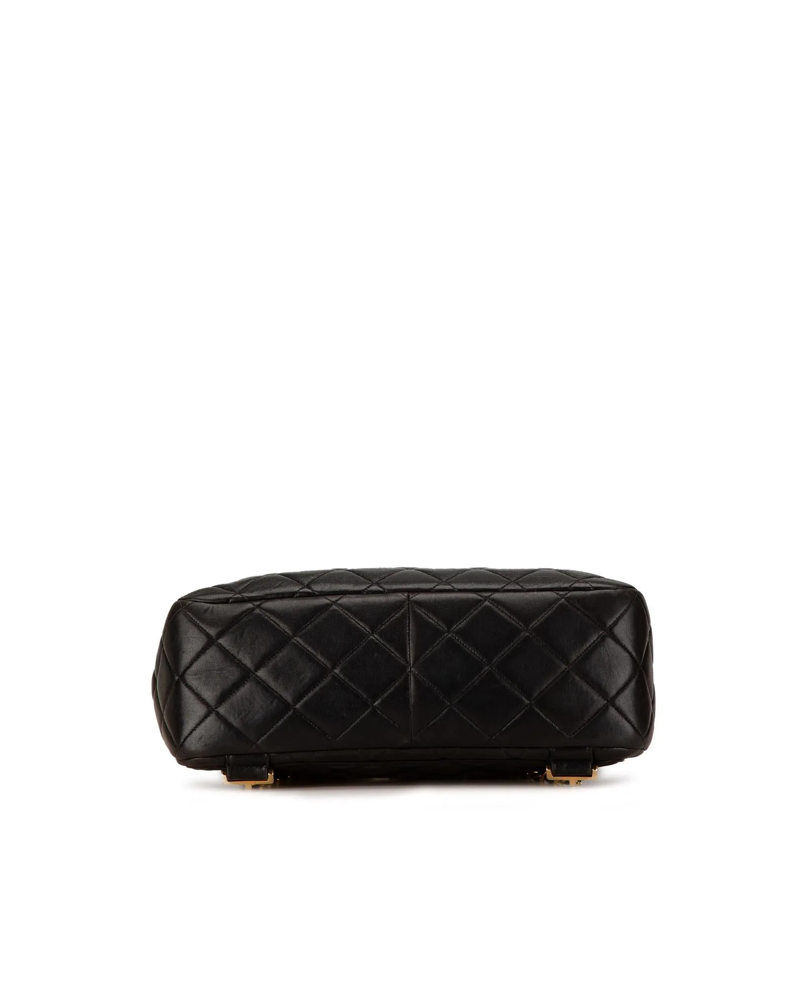 Chanel Classic Quilted Leather Backpack Black