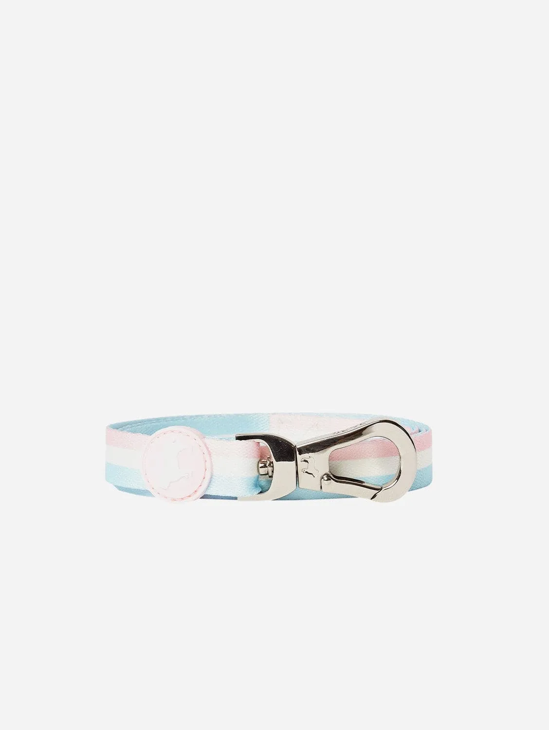 City Nylon Fabric Lead | Candyfloss Stripe