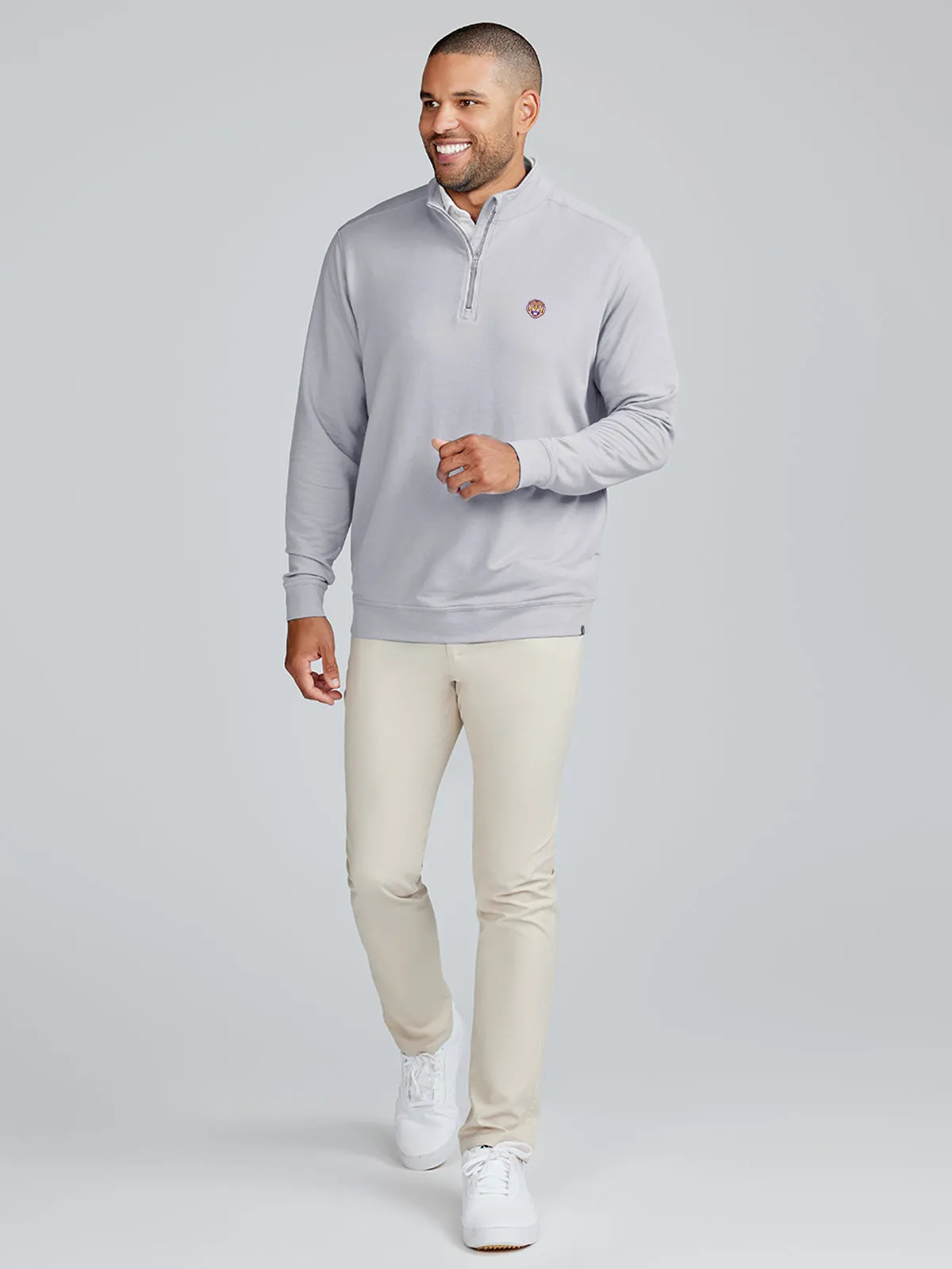 Cloud French Terry Quarter Zip - LSU