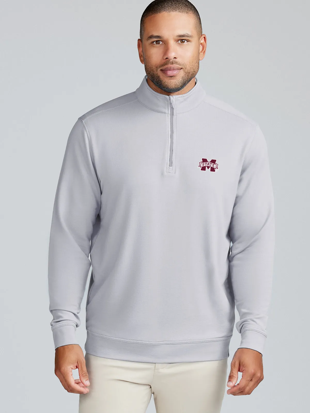 Cloud French Terry Quarter Zip - Mississippi State