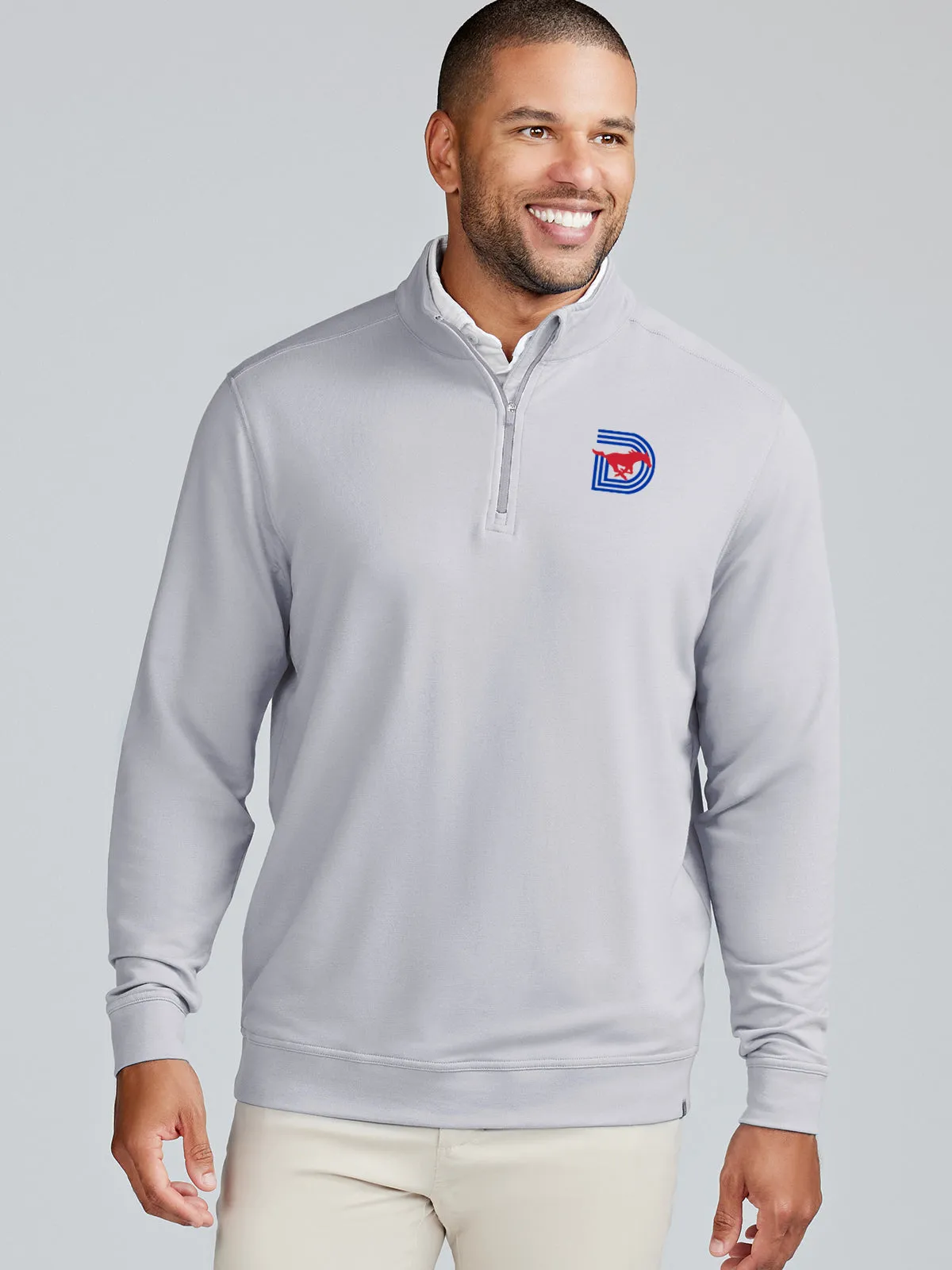 Cloud French Terry Quarter Zip - SMU