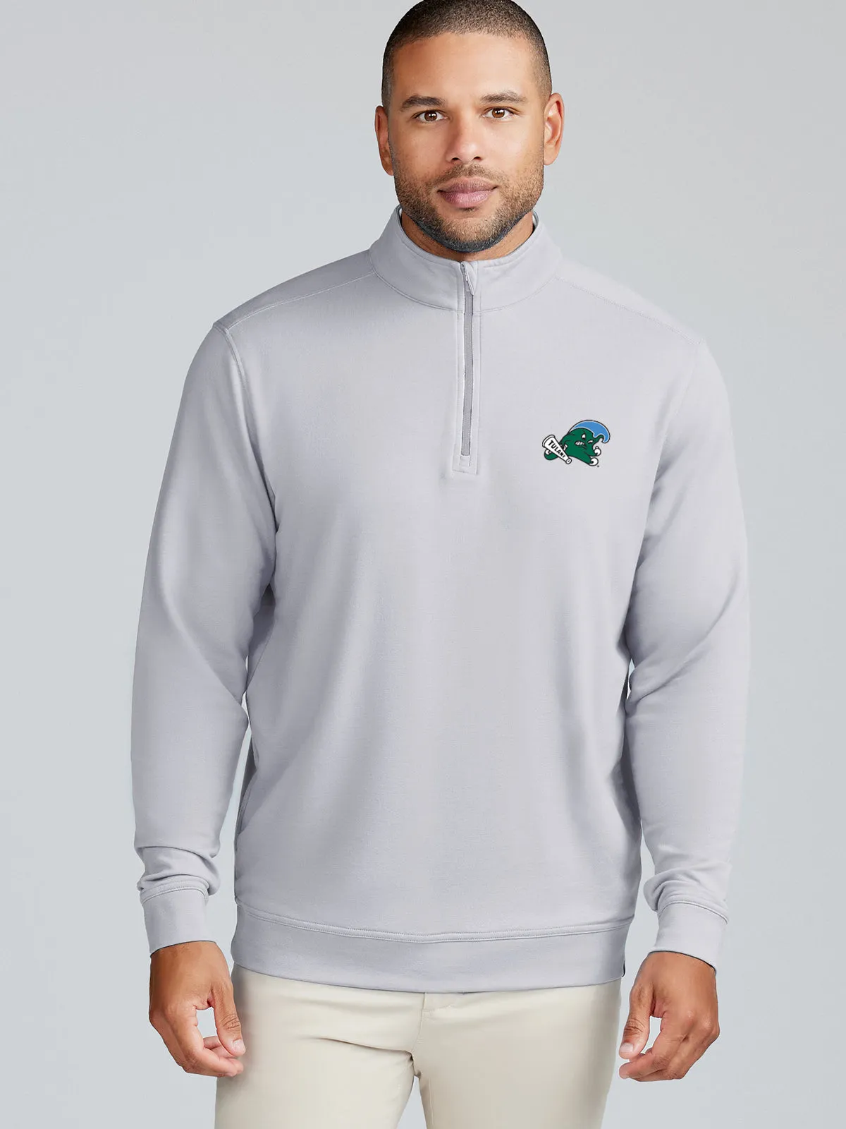 Cloud French Terry Quarter Zip - Tulane