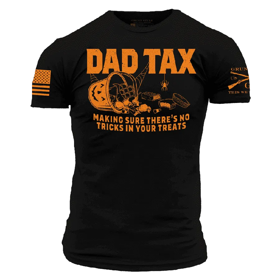 Dad Tax Halloween T-Shirt - Black