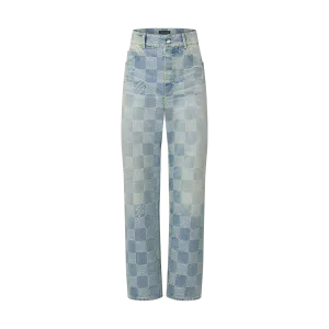 Damier Denim Skate Trousers