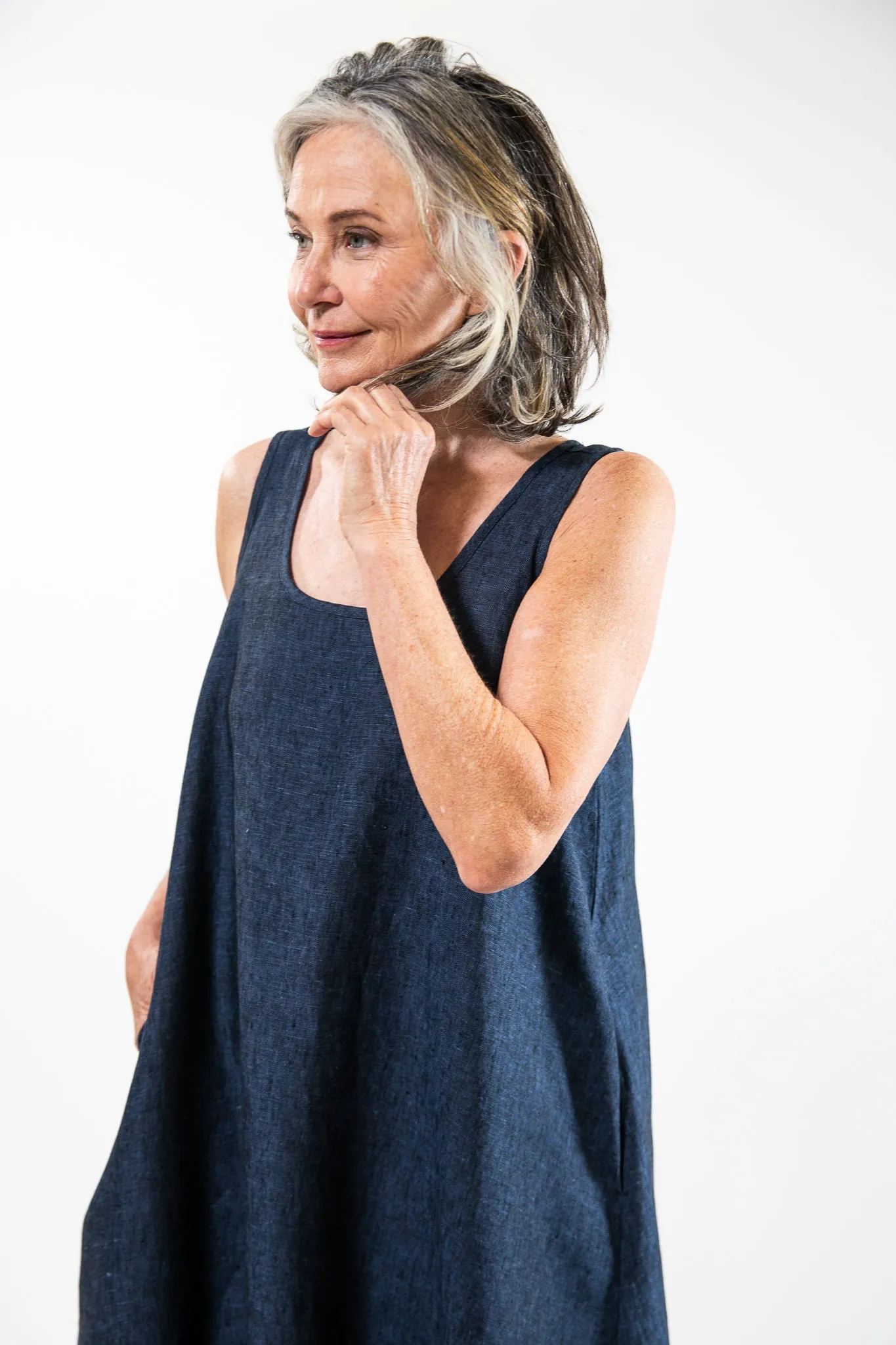 Danni Slip Dress | Navy