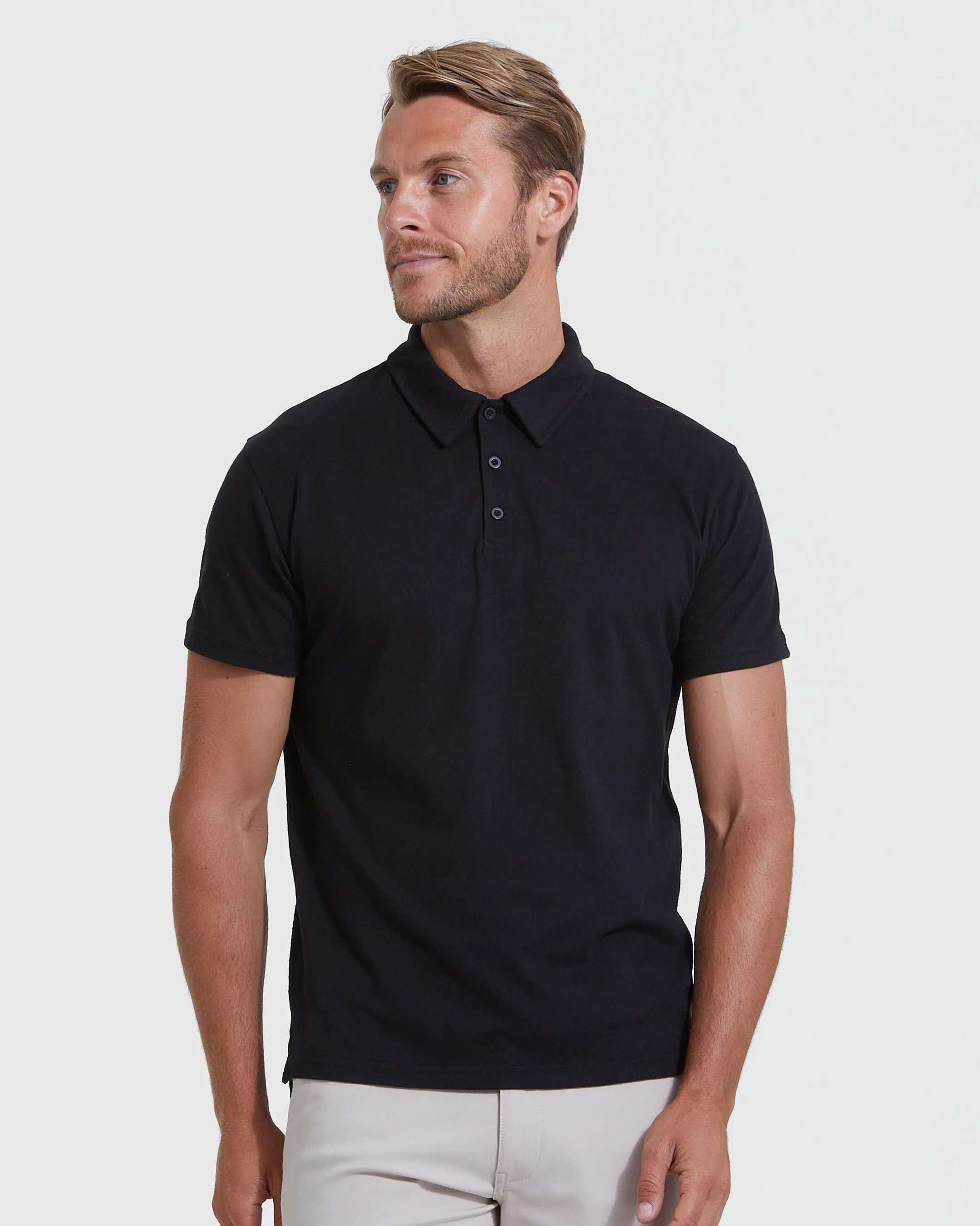 Dark Tones Short Sleeve Polo 3-Pack