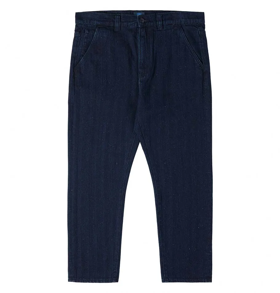 Edwin Universe Pant – Indigo Herringbone