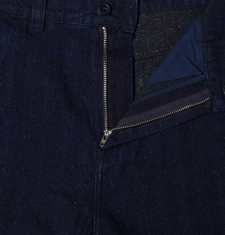 Edwin Universe Pant – Indigo Herringbone