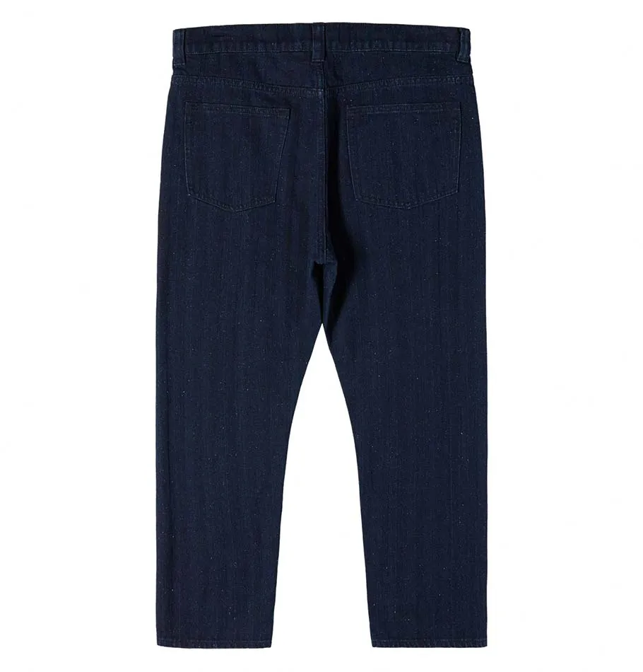 Edwin Universe Pant – Indigo Herringbone