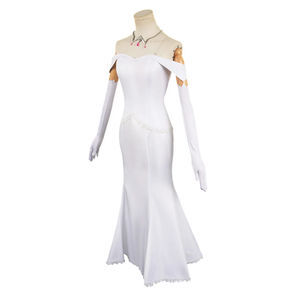 Emilia Women White Dress Party Carnival Halloween Cosplay Costume