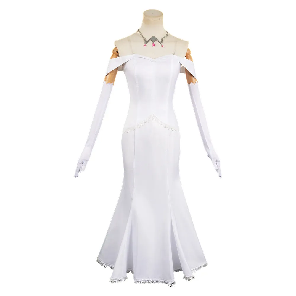 Emilia Women White Dress Party Carnival Halloween Cosplay Costume