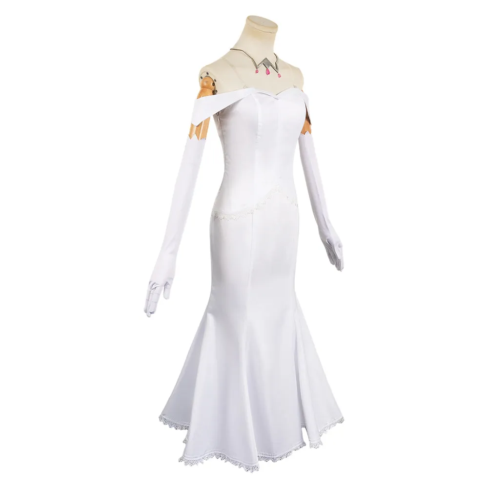 Emilia Women White Dress Party Carnival Halloween Cosplay Costume