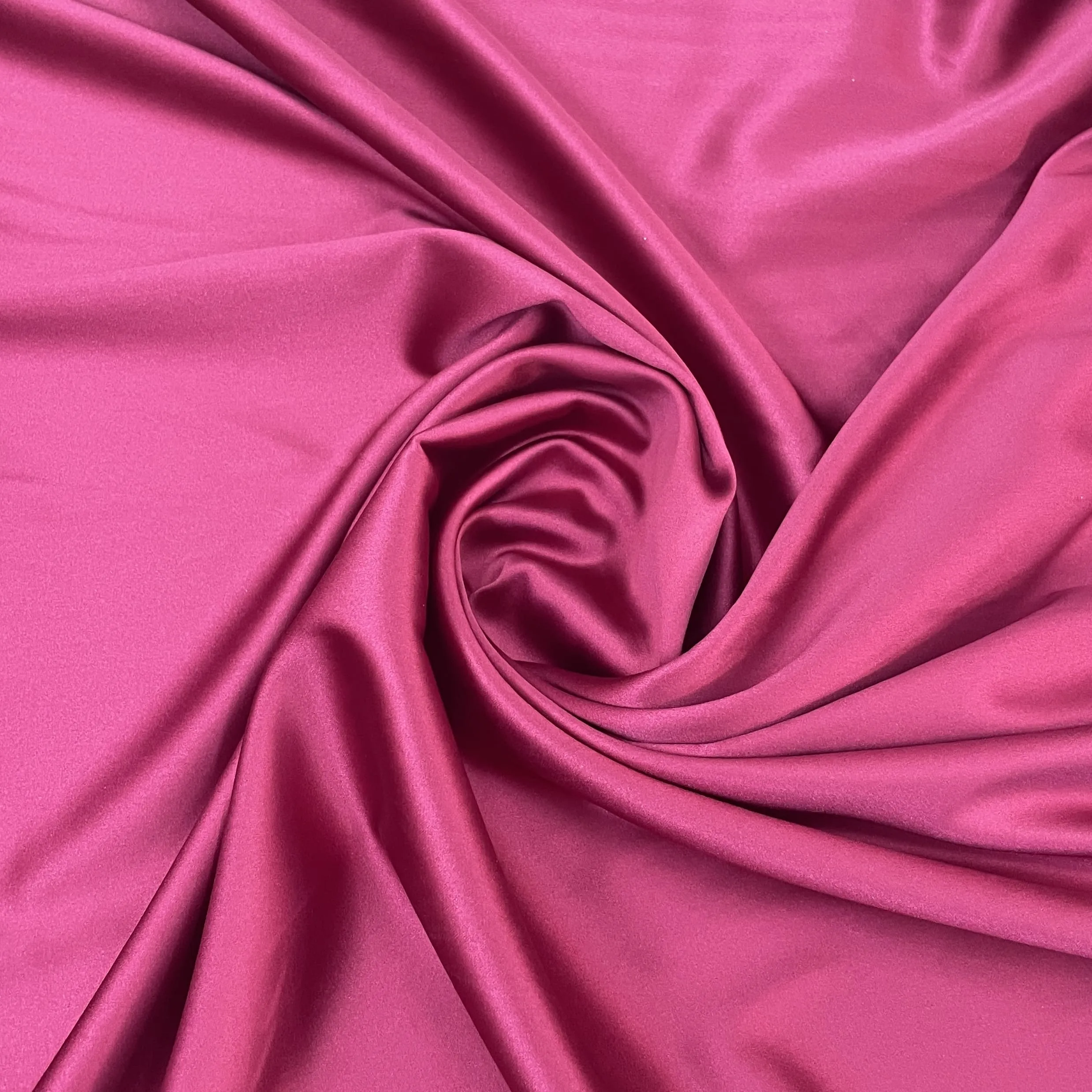 Exclusive Maroon Pink Solid Celina Satin With Lycra Fabric