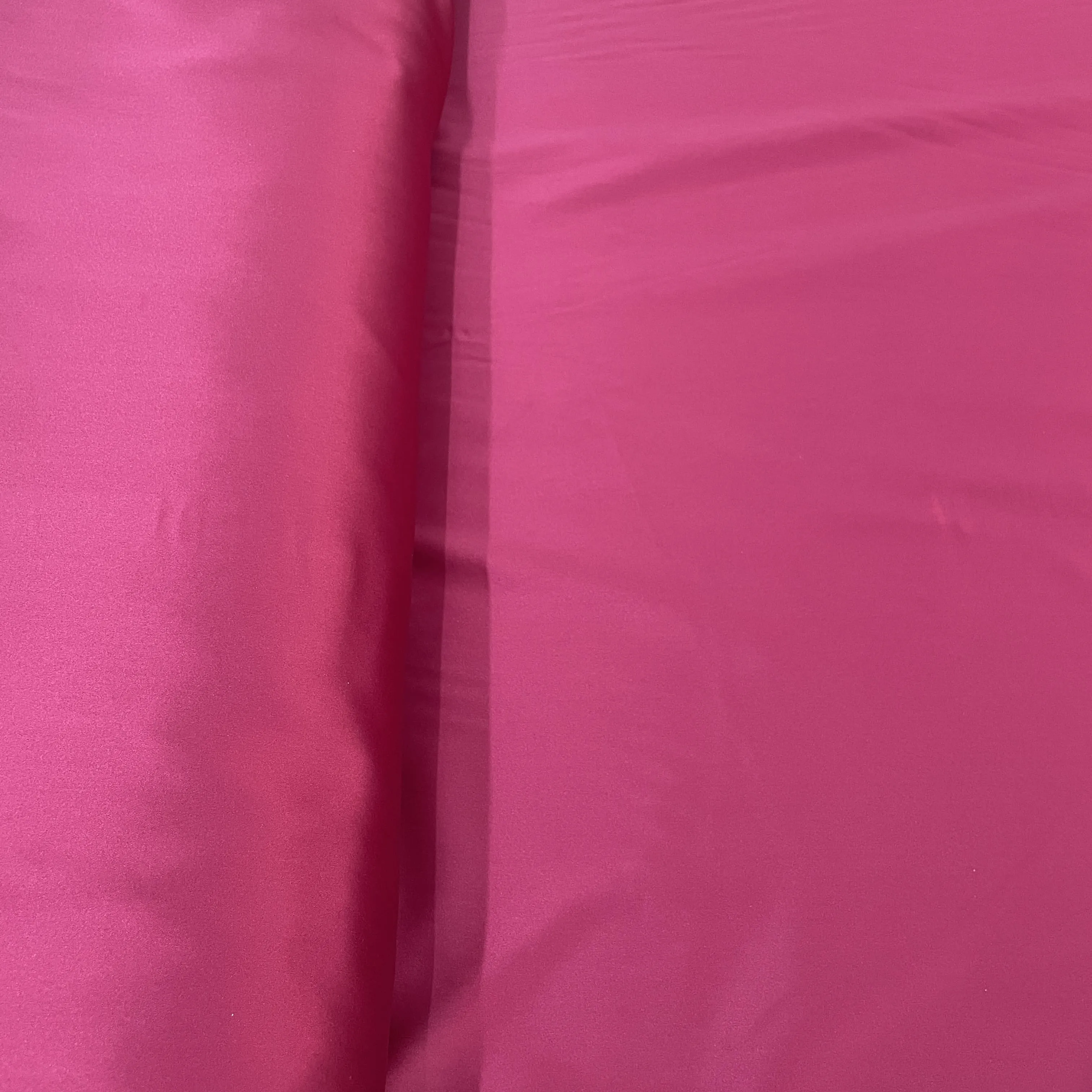 Exclusive Maroon Pink Solid Celina Satin With Lycra Fabric