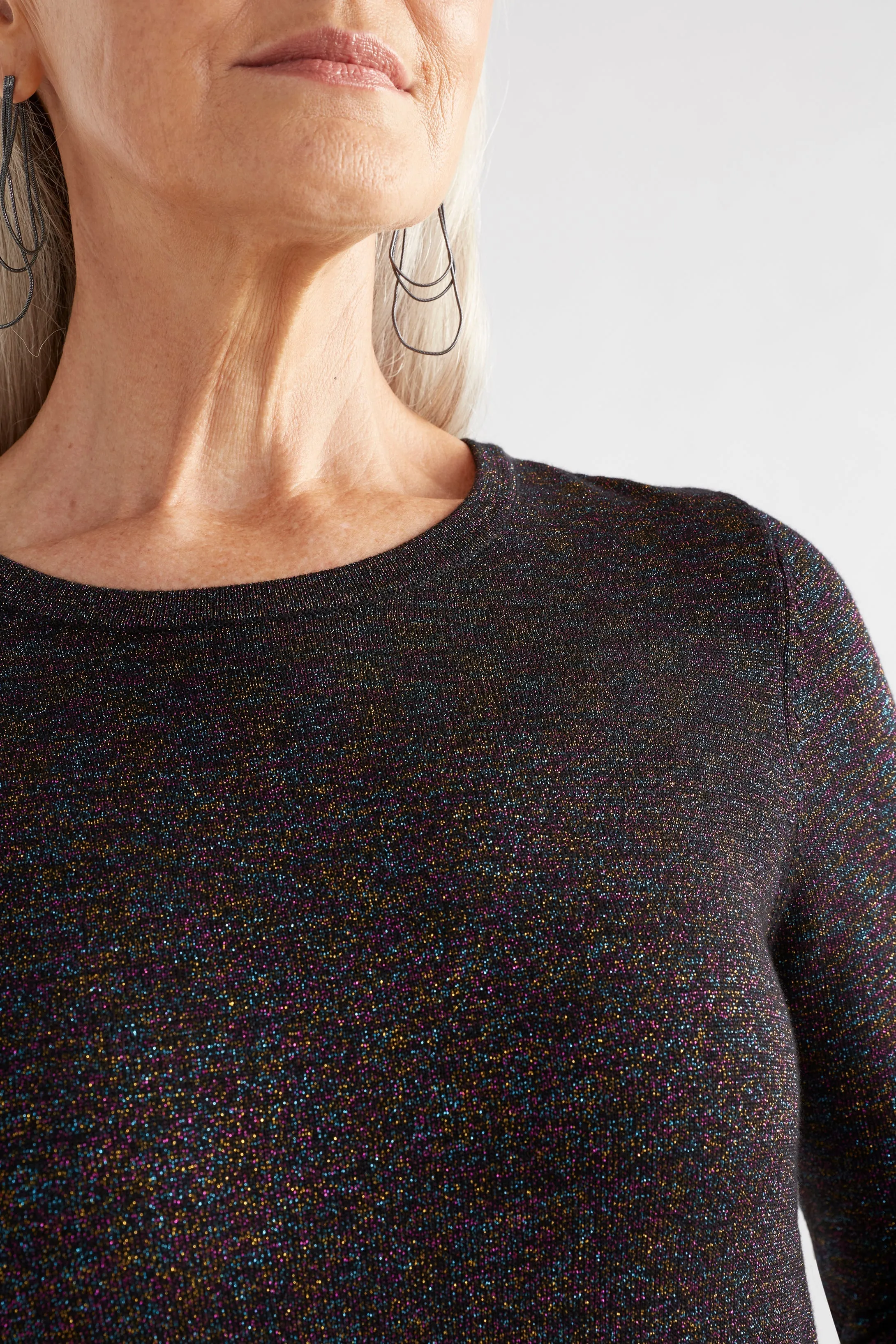 Galaxy Metallic Knit Dress