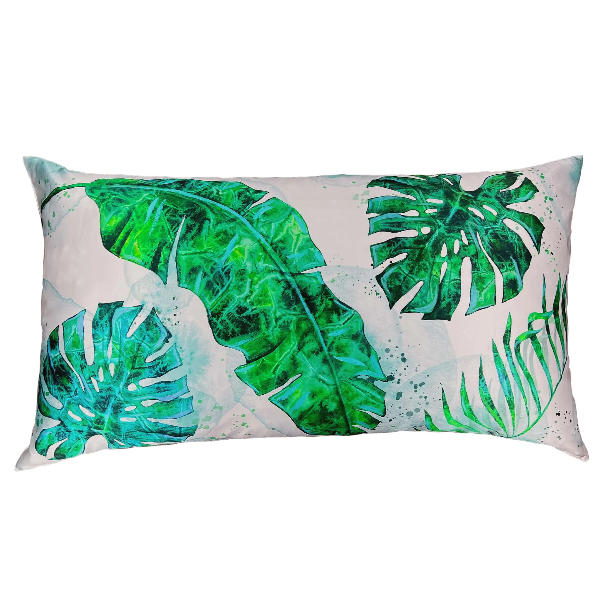 Gallery Collection Silk Pillowcase - Tropical Palms