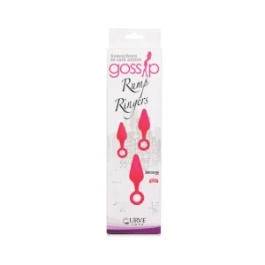 Gossip Rump Ringers Silicone Set Of 3 - Magenta