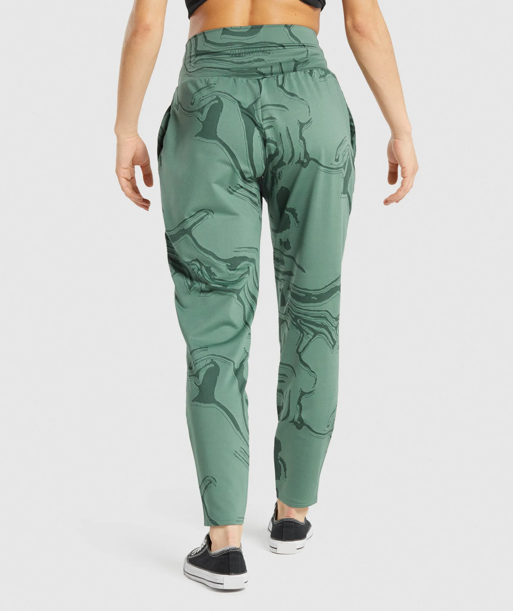 GS Power Bottoms - Green Print